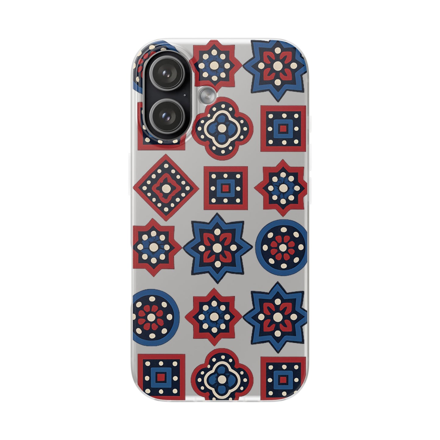 SĀNTI Ajrakh Inspired Geometric Heritage Phone Case
