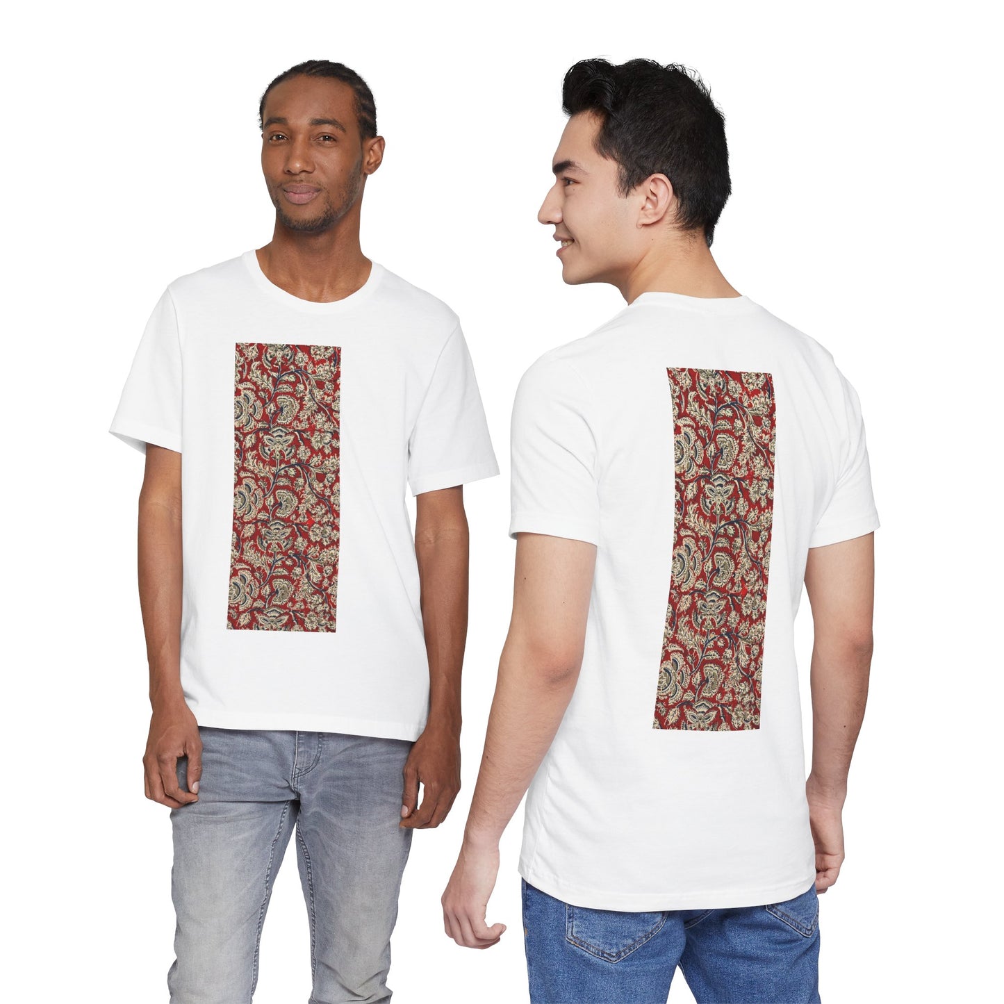 SĀNTI Kalamkari-Inspired Regal Heritage Tee | Indian Artisan Streetwear