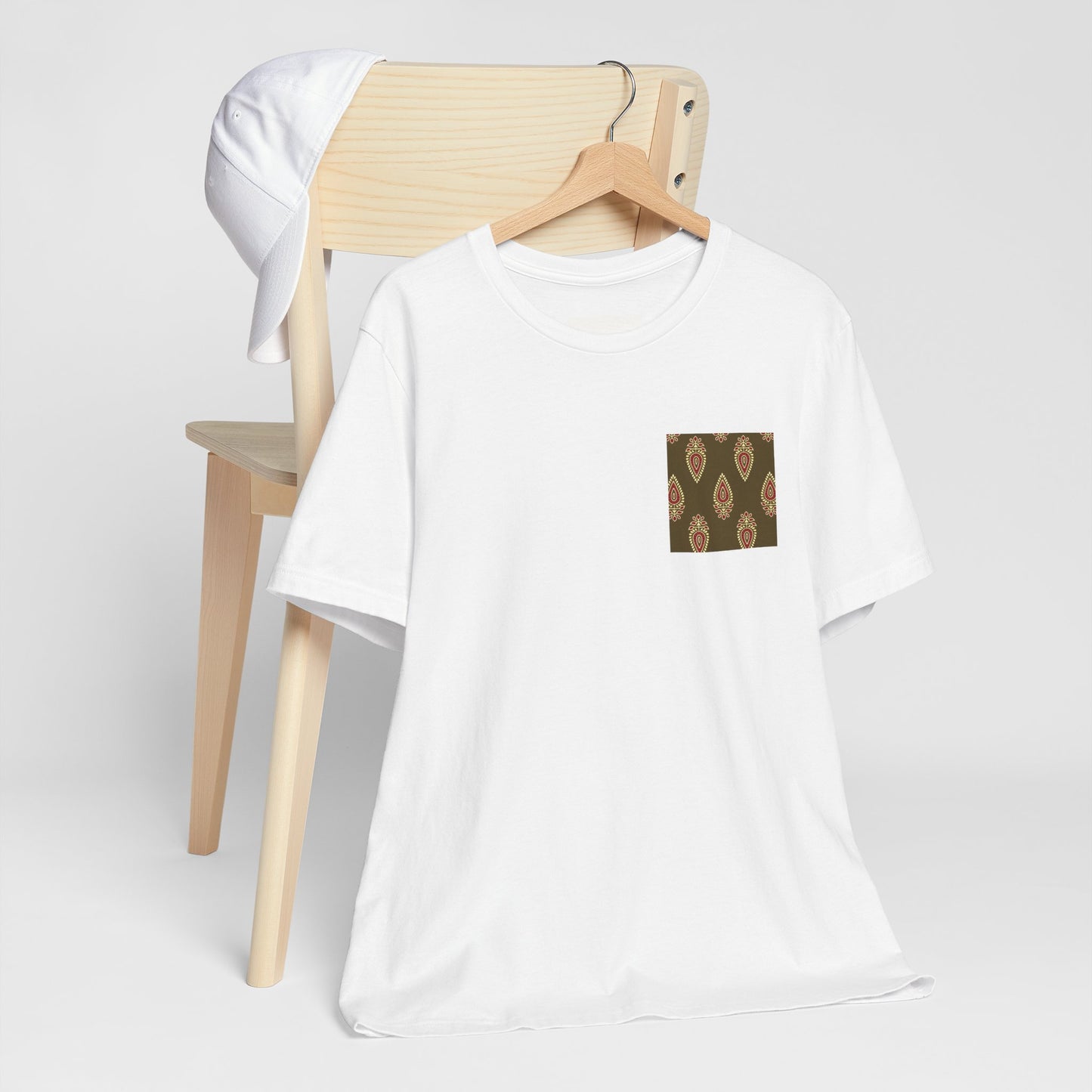 SĀNTI Buta Ajrakh Inspired Heritage Tee | Artisan Streetwear