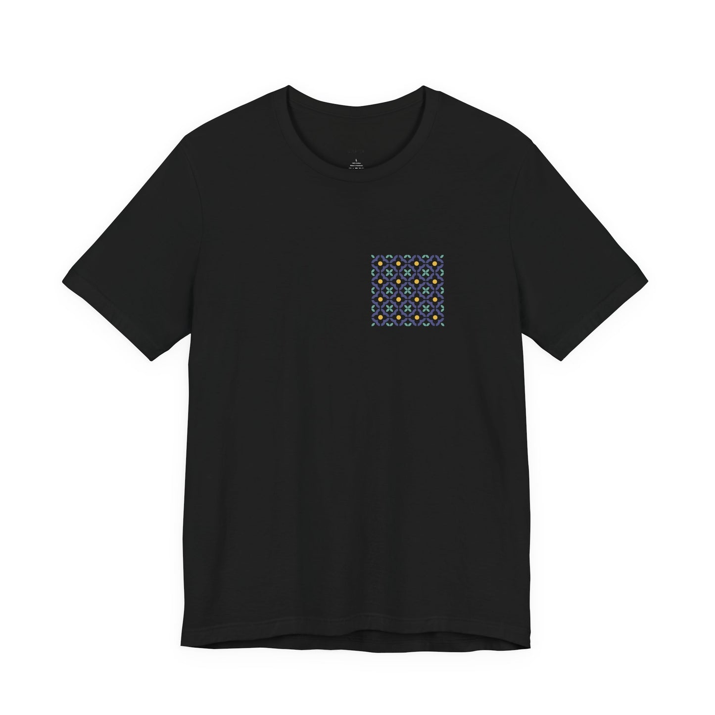 SĀNTI Mughal Mosaic Tee – Minimal Front, Statement Back | Premium Unisex T-Shirt