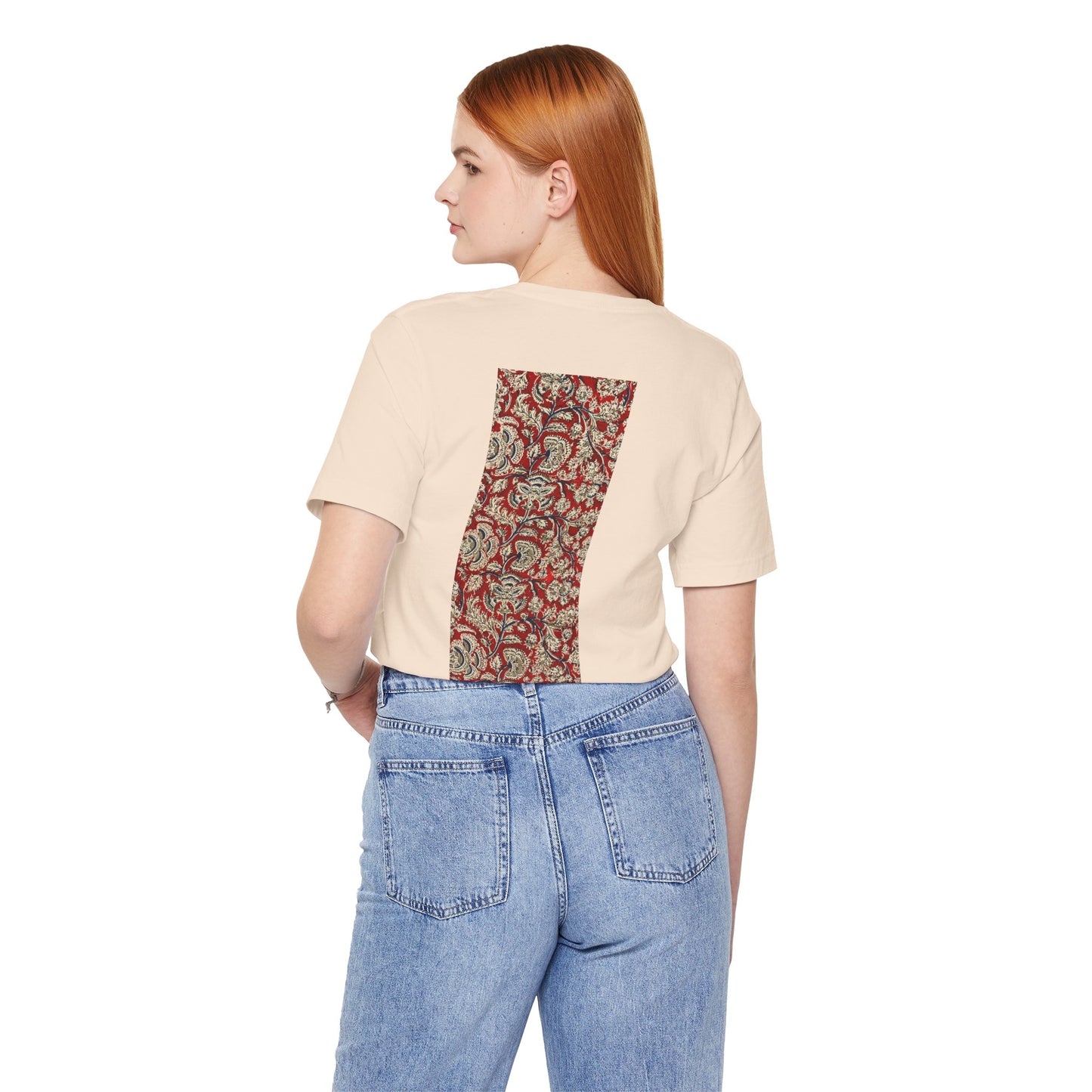 SĀNTI Kalamkari-Inspired Regal Heritage Tee | Indian Artisan Streetwear