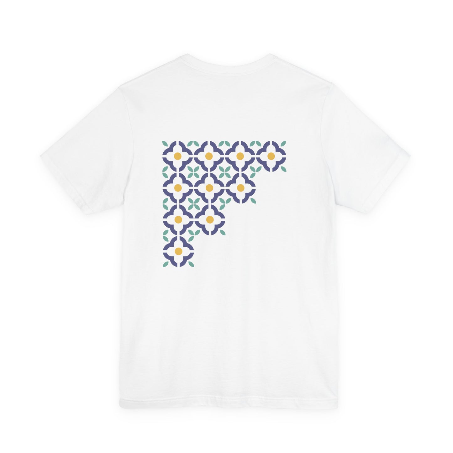 SĀNTI Mughal Mosaic Tee – Minimal Front, Statement Back | Premium Unisex T-Shirt
