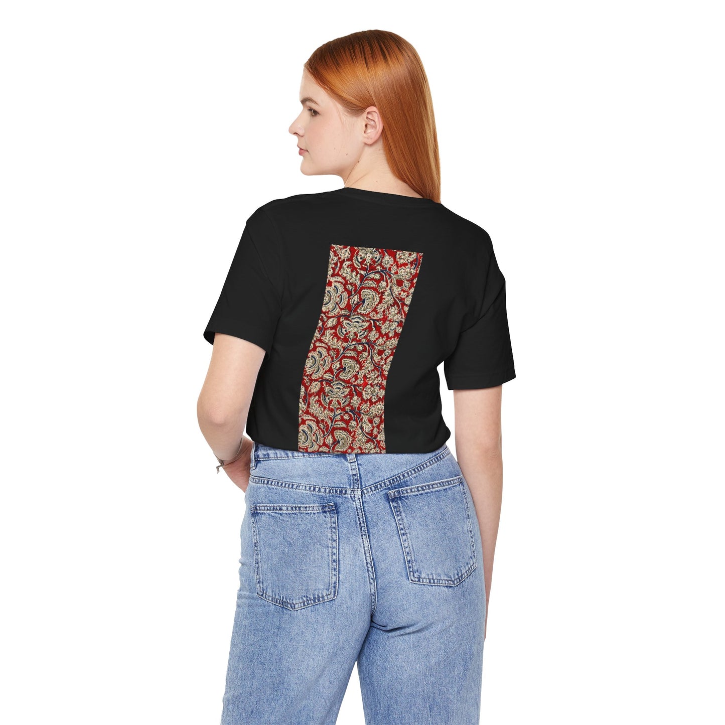 SĀNTI Kalamkari-Inspired Regal Heritage Tee | Indian Artisan Streetwear
