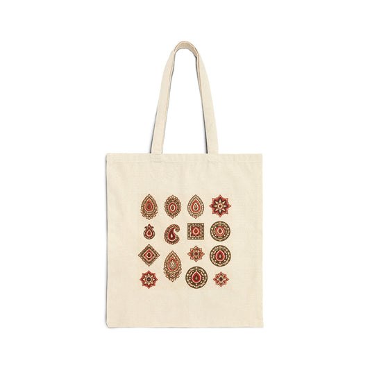 SĀNTI Bagh Paisley Heritage Tote Bag