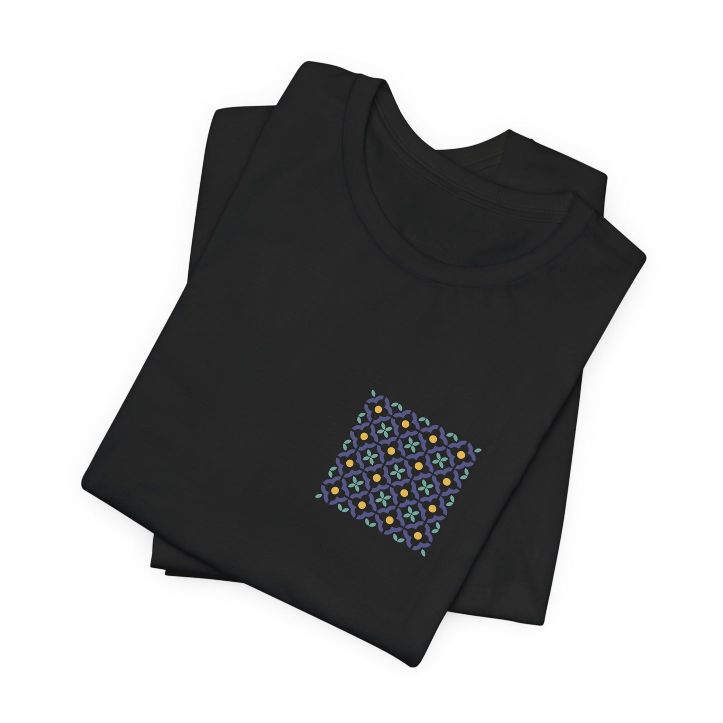 SĀNTI Mughal Mosaic Tee – Minimal Front, Statement Back | Premium Unisex T-Shirt