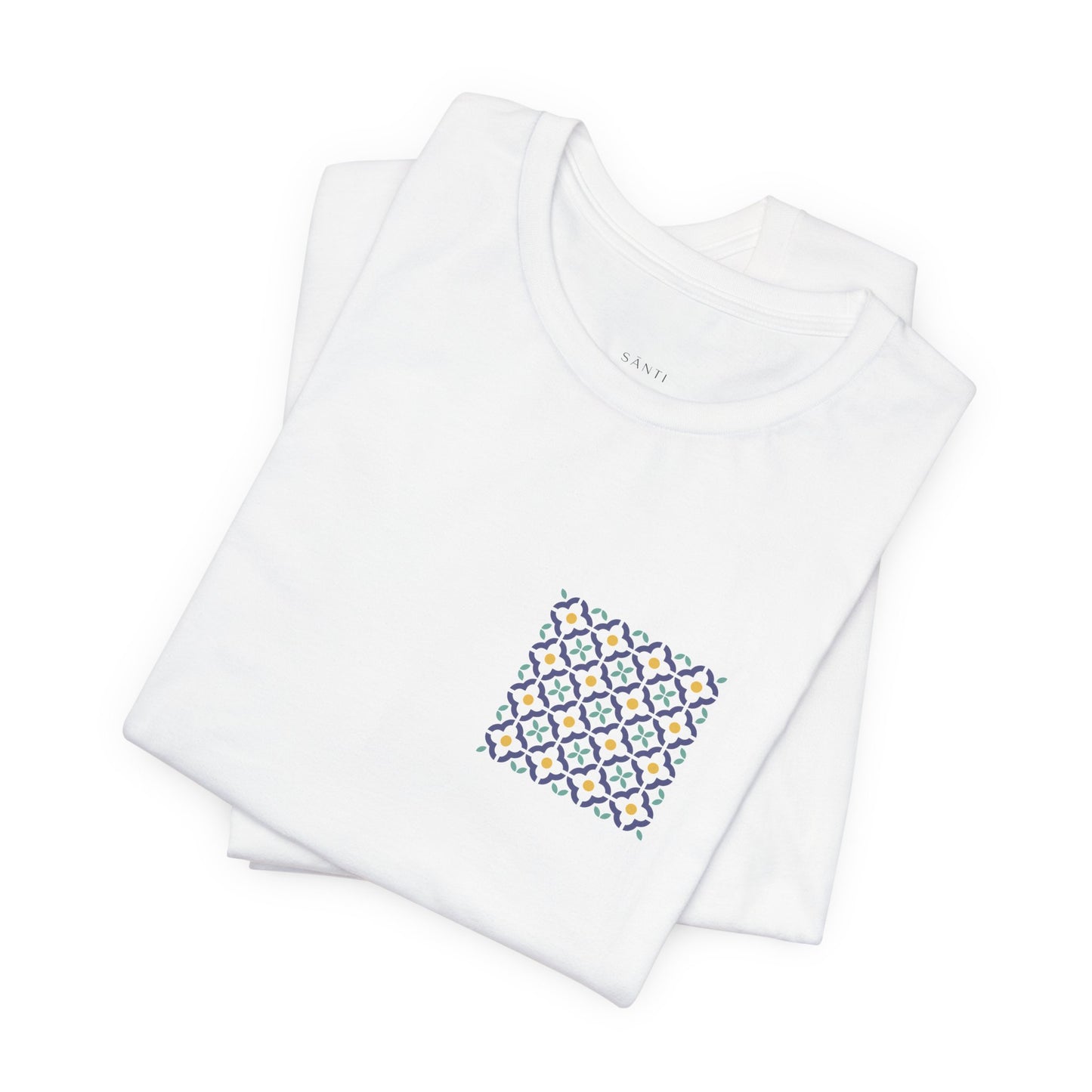 SĀNTI Mughal Mosaic Tee – Minimal Front, Statement Back | Premium Unisex T-Shirt