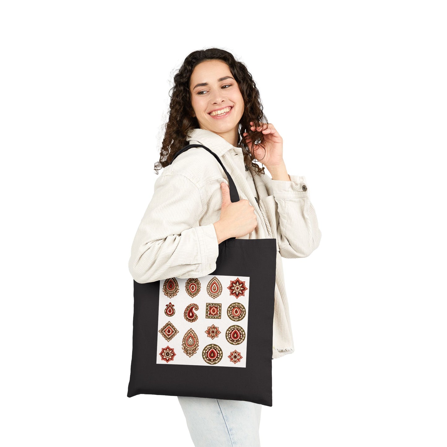 SĀNTI Bagh Paisley Heritage Tote Bag