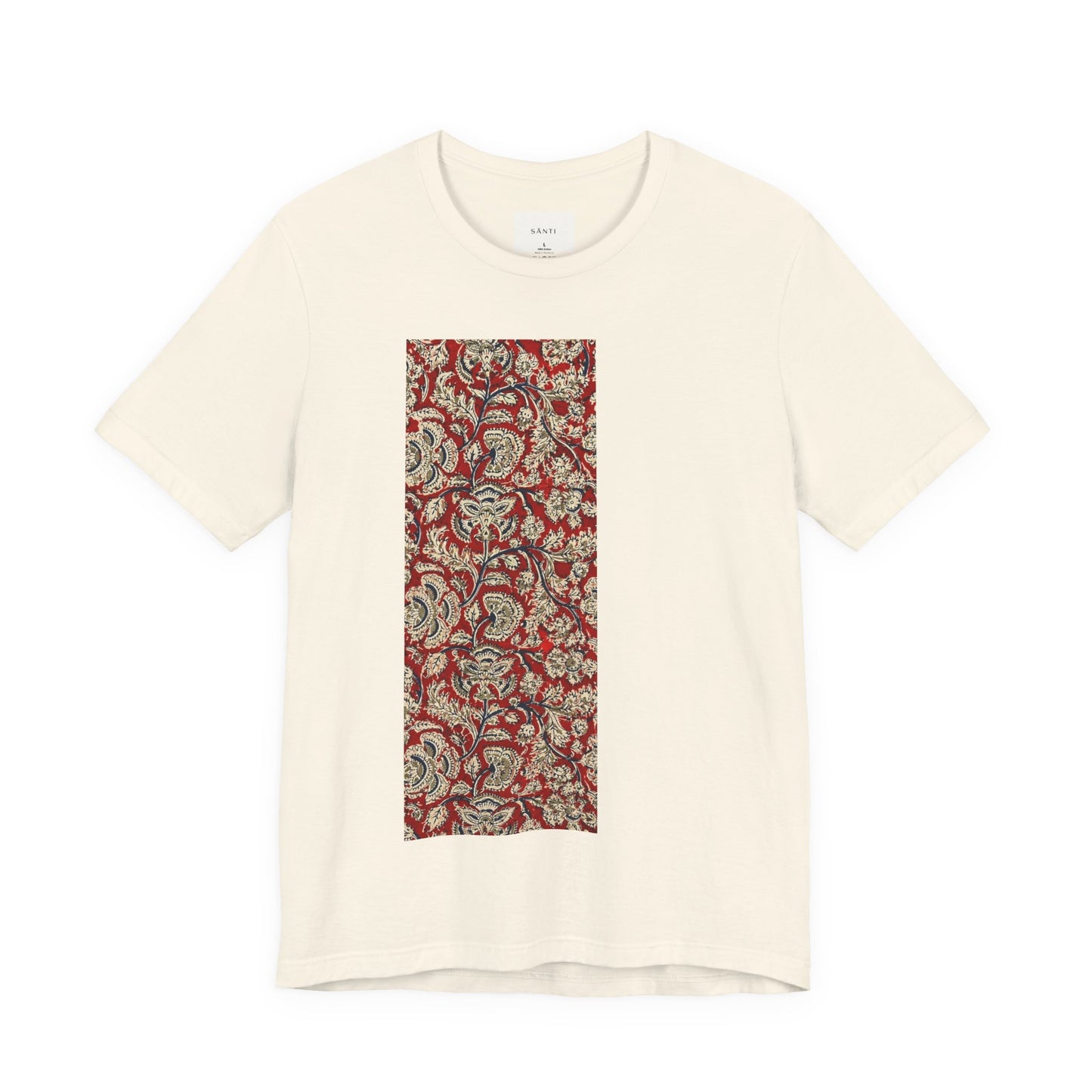 SĀNTI Kalamkari-Inspired Regal Heritage Tee | Indian Artisan Streetwear