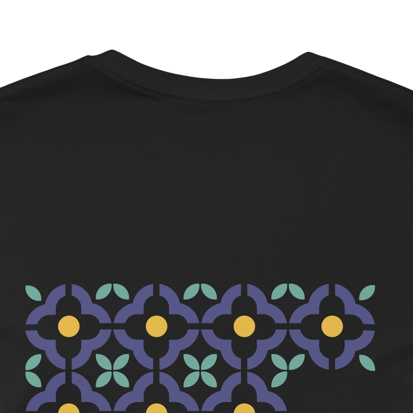 SĀNTI Mughal Mosaic Tee – Minimal Front, Statement Back | Premium Unisex T-Shirt