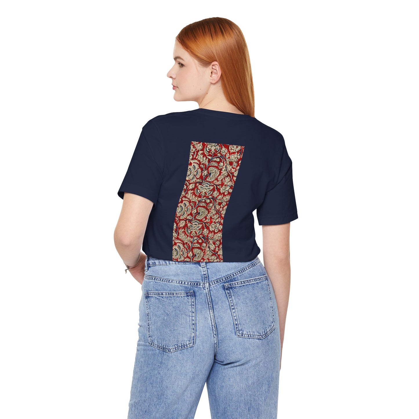 SĀNTI Kalamkari-Inspired Regal Heritage Tee | Indian Artisan Streetwear