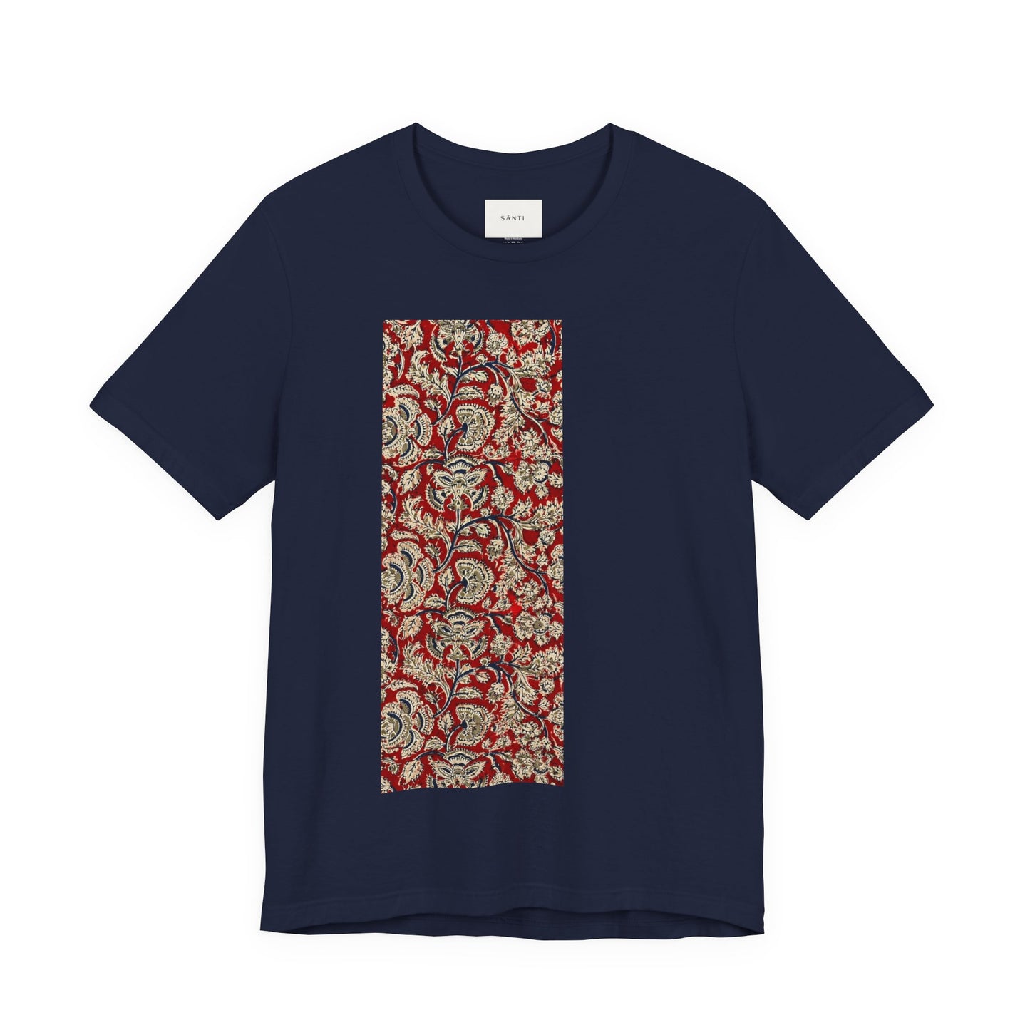SĀNTI Kalamkari-Inspired Regal Heritage Tee | Indian Artisan Streetwear