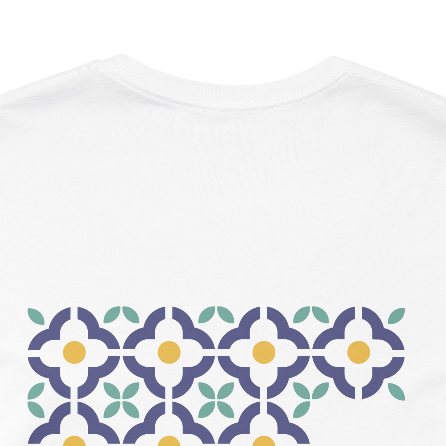 SĀNTI Mughal Mosaic Tee – Minimal Front, Statement Back | Premium Unisex T-Shirt