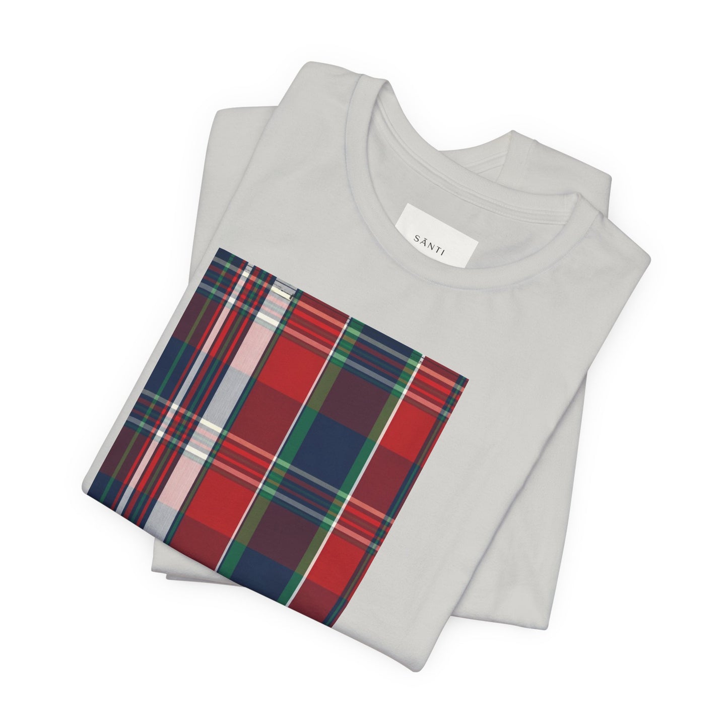 SĀNTI Madras Checks Inspired (Tartan) T-Shirt