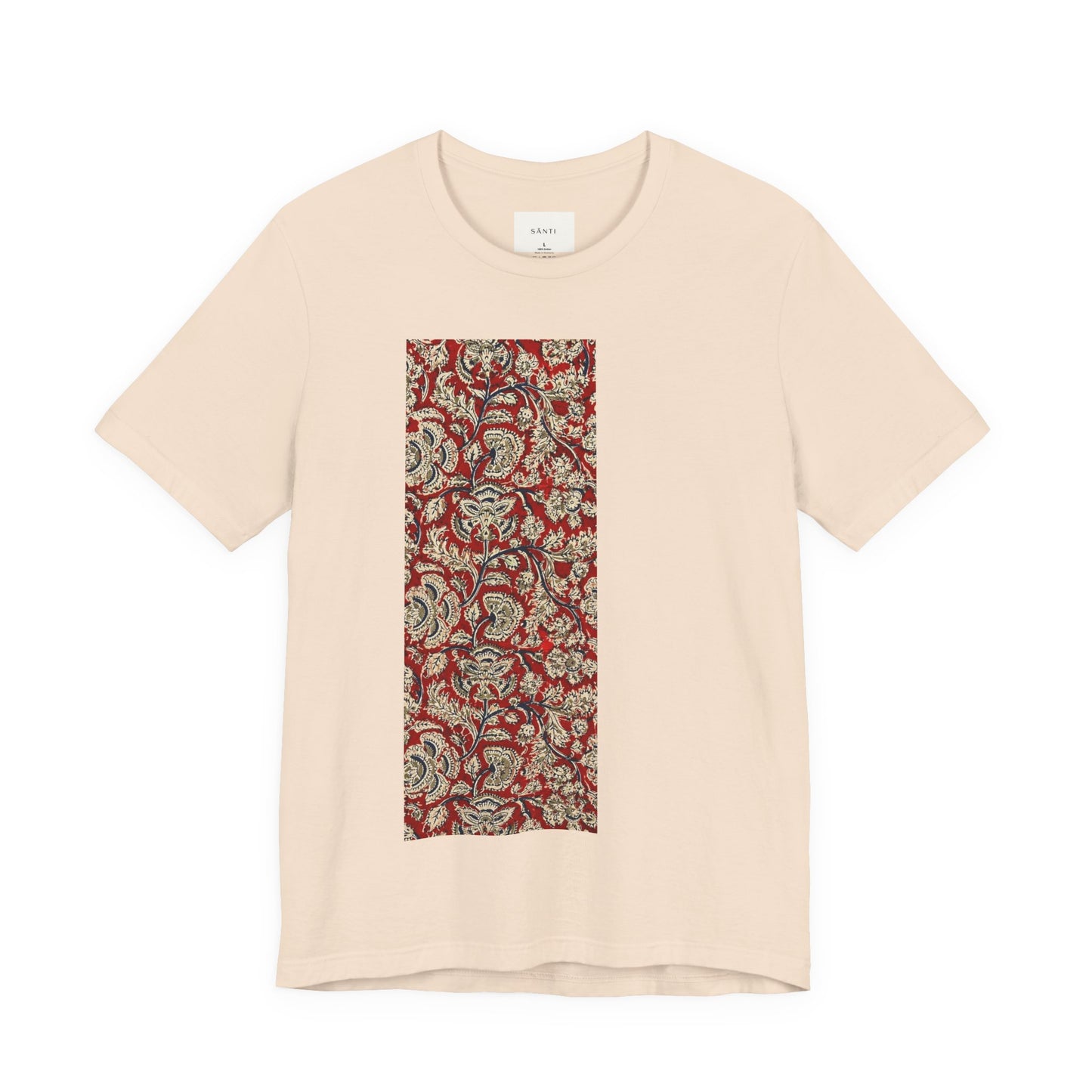 SĀNTI Kalamkari-Inspired Regal Heritage Tee | Indian Artisan Streetwear
