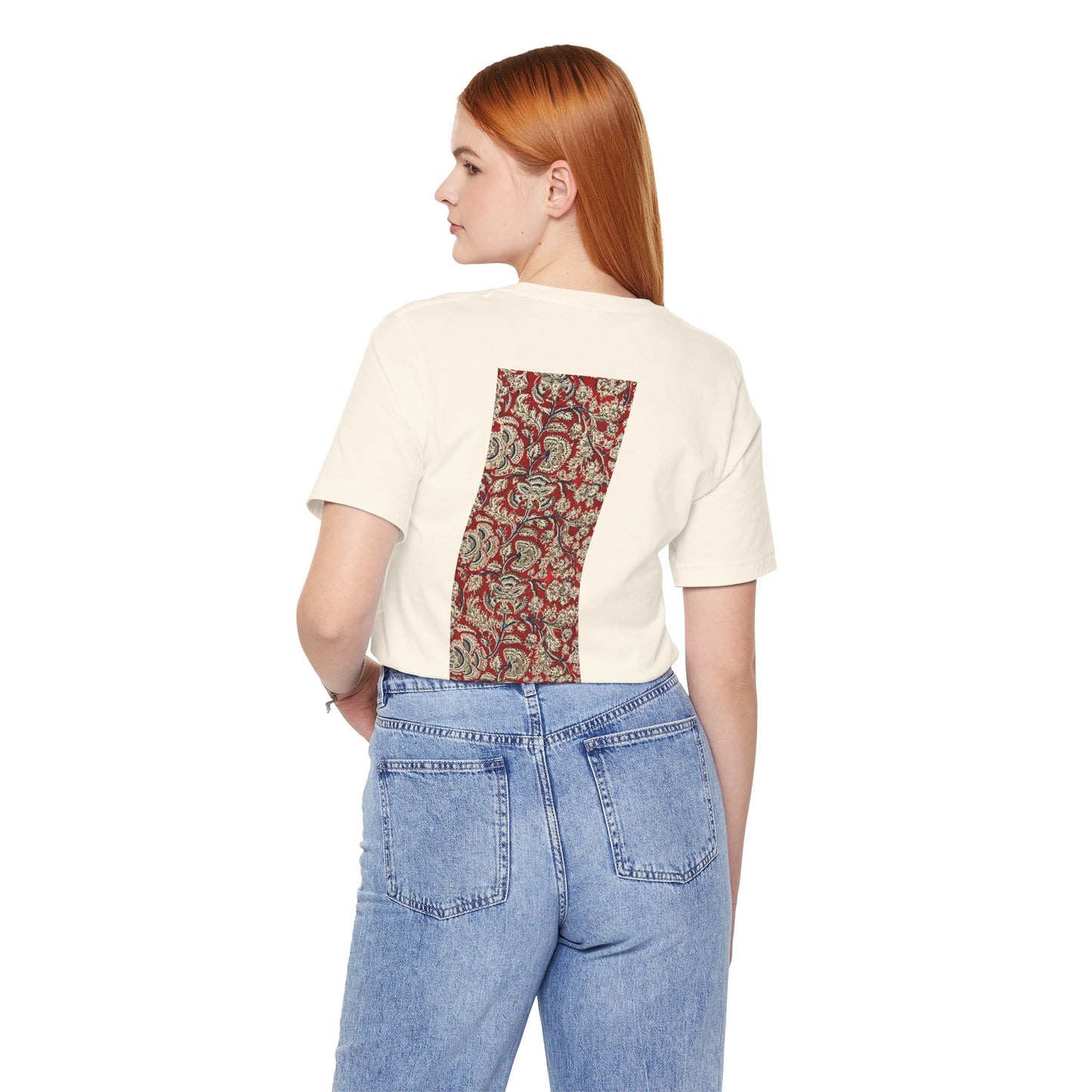 SĀNTI Kalamkari-Inspired Regal Heritage Tee | Indian Artisan Streetwear