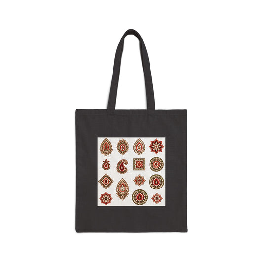 SĀNTI Bagh Paisley Heritage Tote Bag