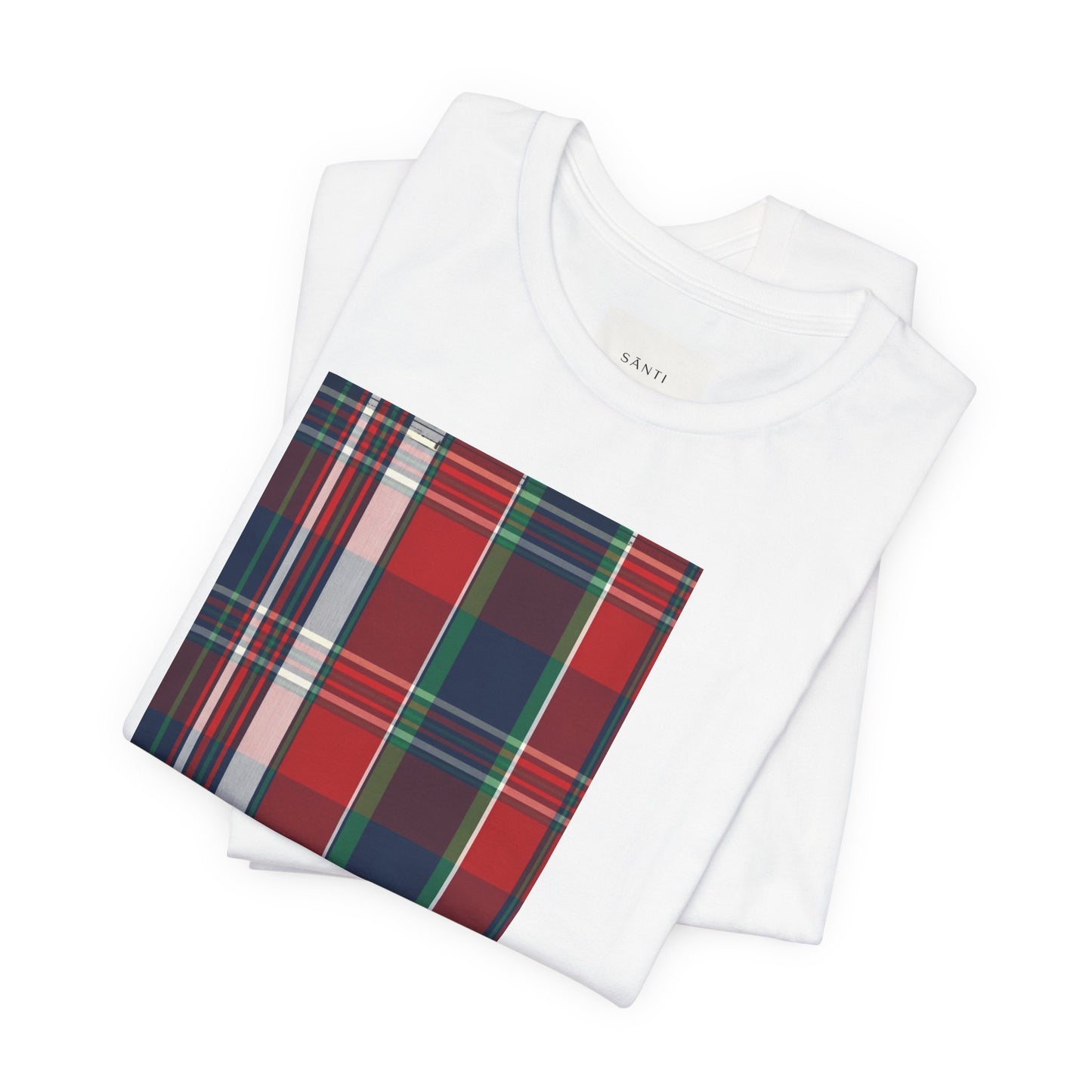 SĀNTI Madras Checks Inspired (Tartan) T-Shirt