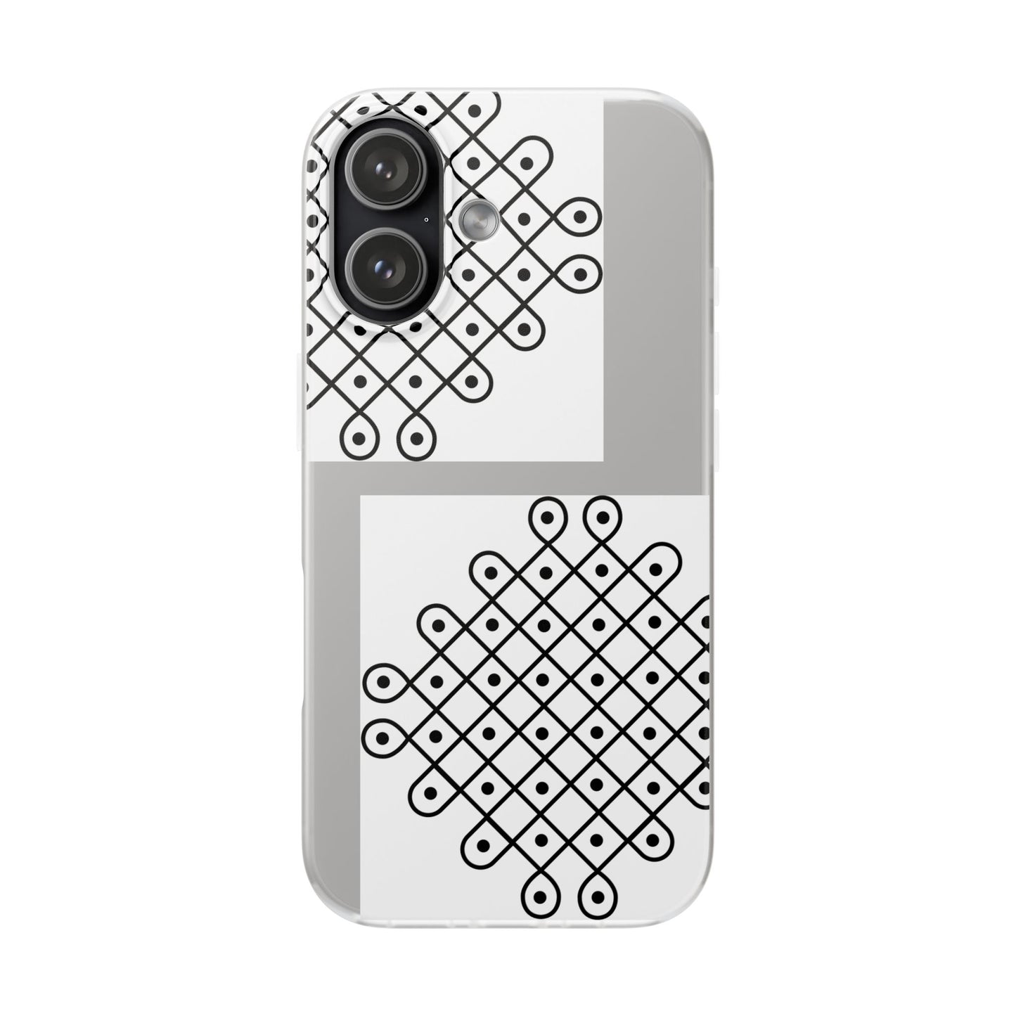SĀNTI Minimal Kolam Grid Aesthetic Case