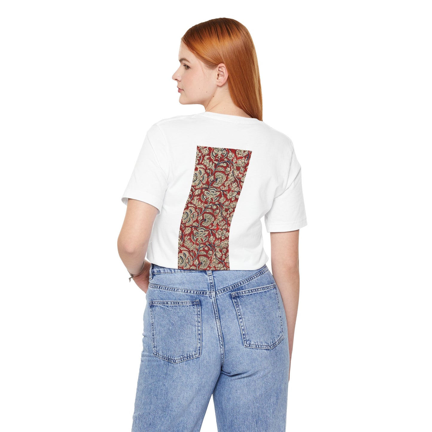 SĀNTI Kalamkari-Inspired Regal Heritage Tee | Indian Artisan Streetwear
