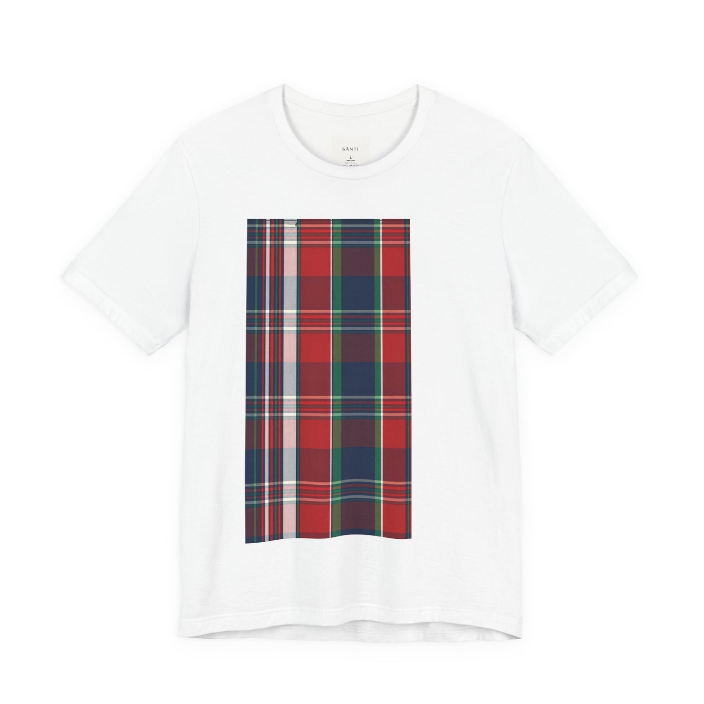 SĀNTI Madras Checks Inspired (Tartan) T-Shirt