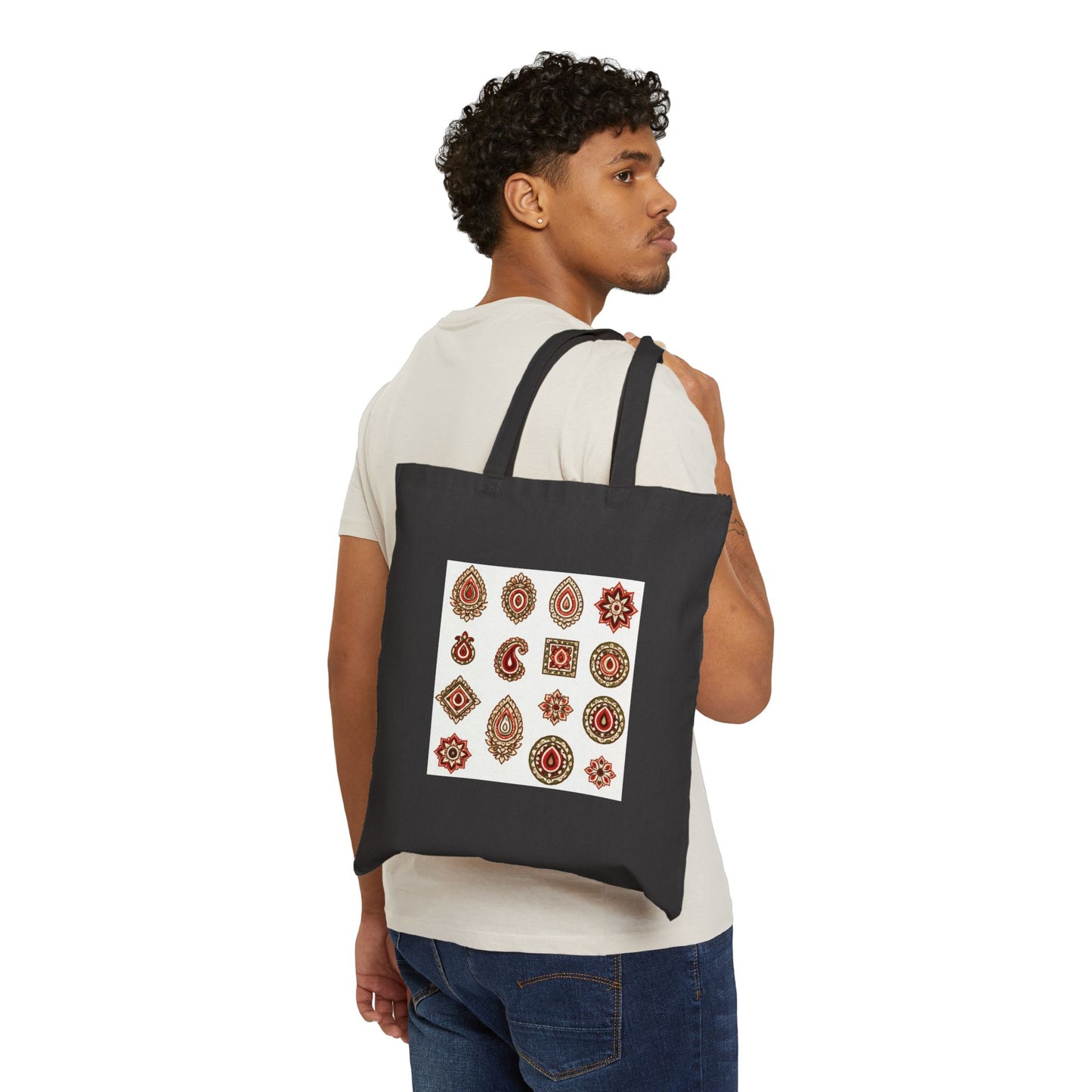 SĀNTI Bagh Paisley Heritage Tote Bag