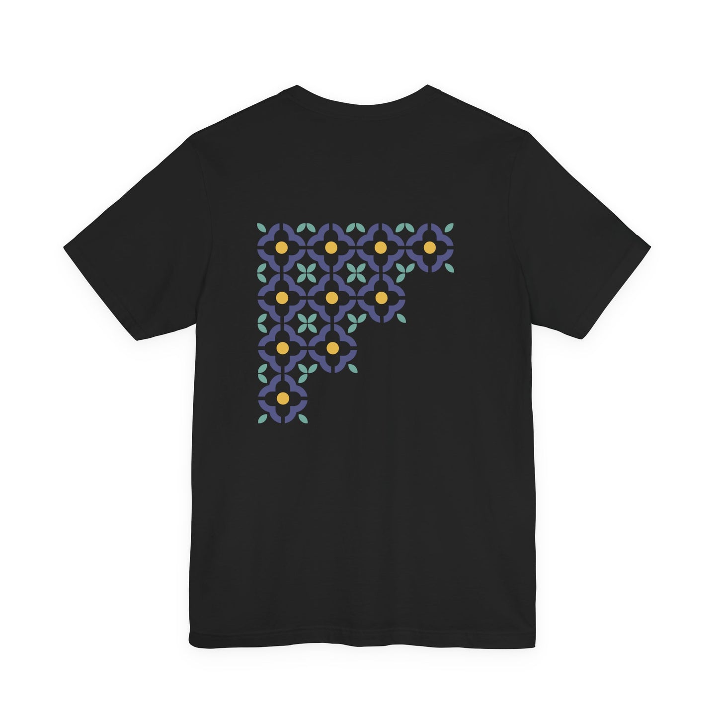 SĀNTI Mughal Mosaic Tee – Minimal Front, Statement Back | Premium Unisex T-Shirt