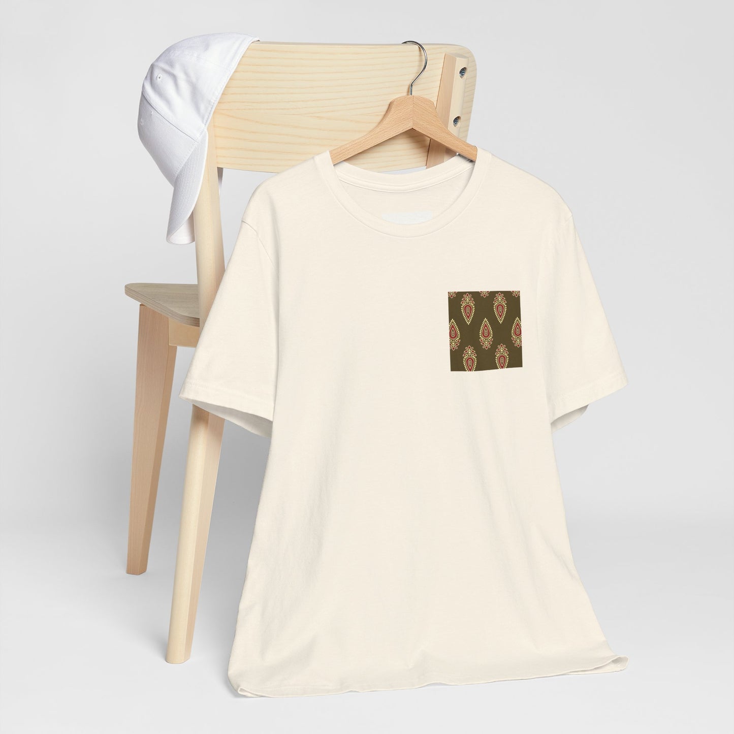 SĀNTI Buta Ajrakh Inspired Heritage Tee | Artisan Streetwear