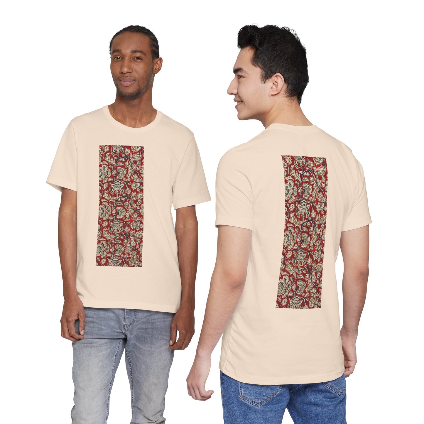 SĀNTI Kalamkari-Inspired Regal Heritage Tee | Indian Artisan Streetwear