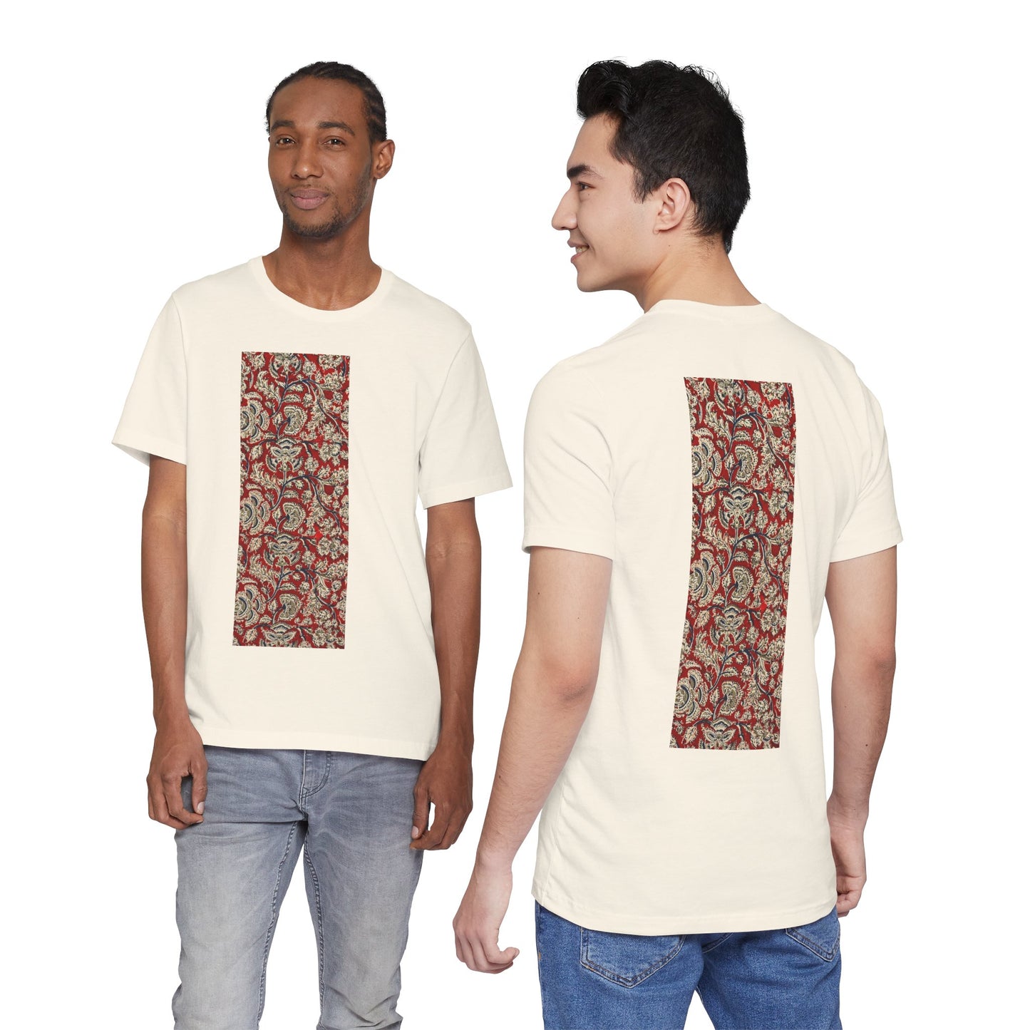 SĀNTI Kalamkari-Inspired Regal Heritage Tee | Indian Artisan Streetwear