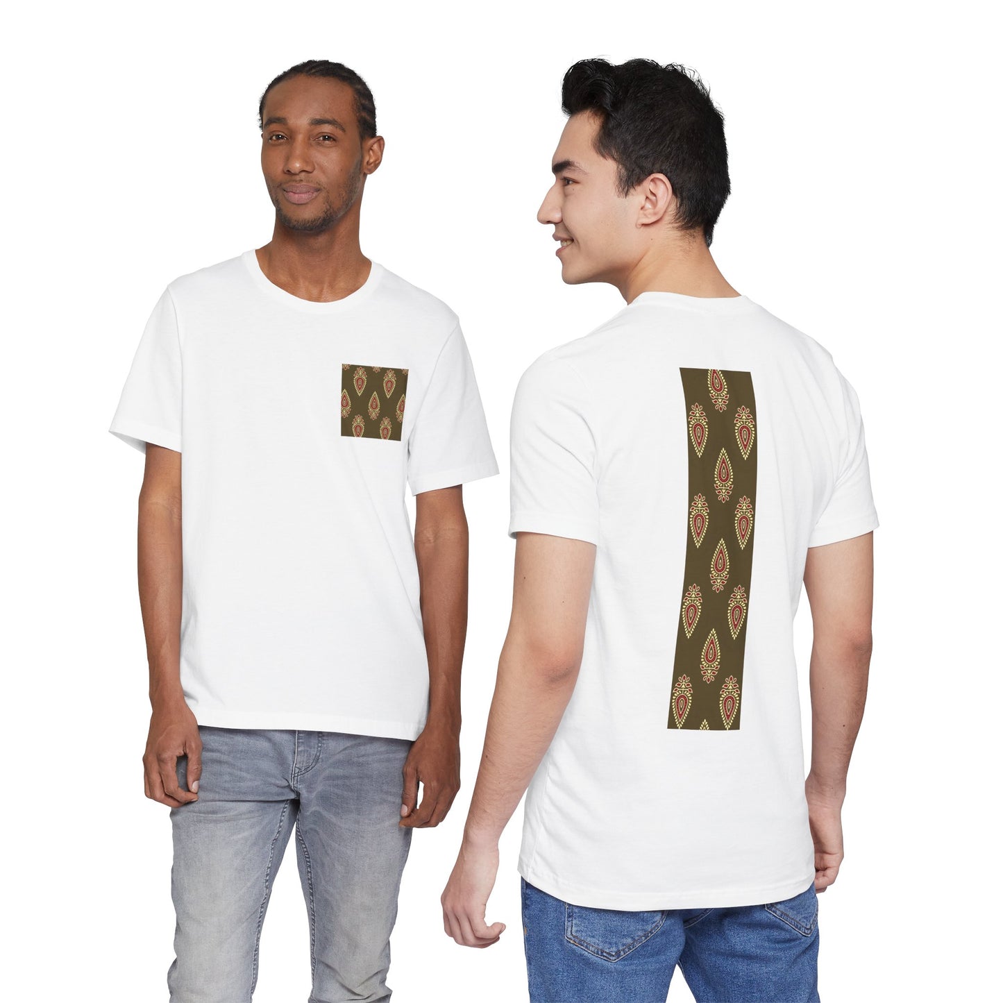 SĀNTI Buta Ajrakh Inspired Heritage Tee | Artisan Streetwear