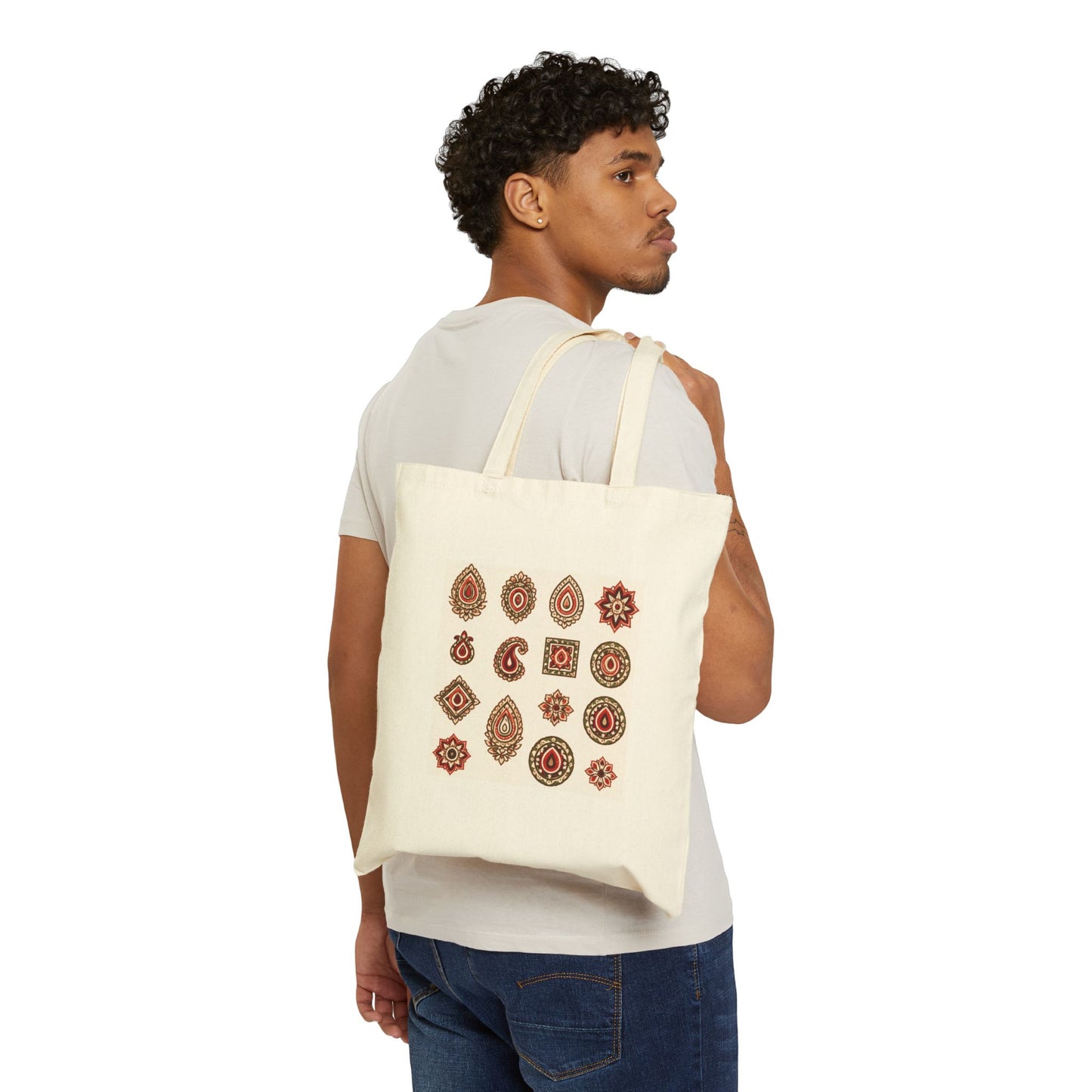 SĀNTI Bagh Paisley Heritage Tote Bag