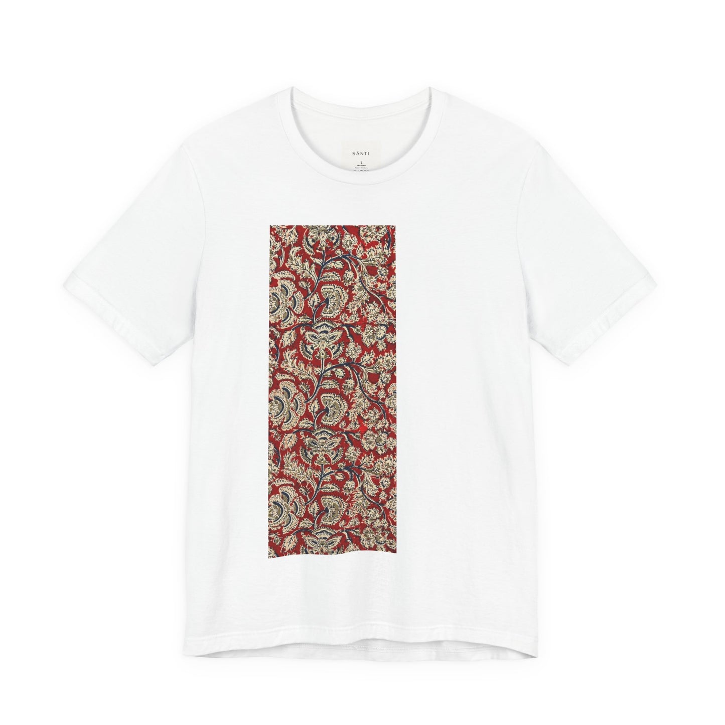 SĀNTI Kalamkari-Inspired Regal Heritage Tee | Indian Artisan Streetwear