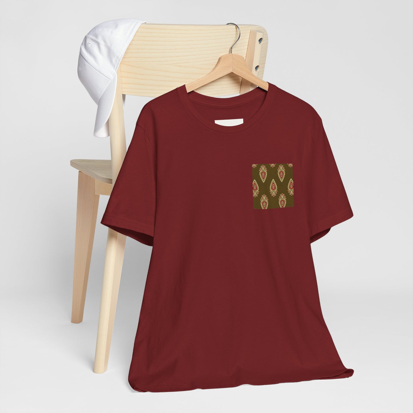 SĀNTI Buta Ajrakh Inspired Heritage Tee | Artisan Streetwear