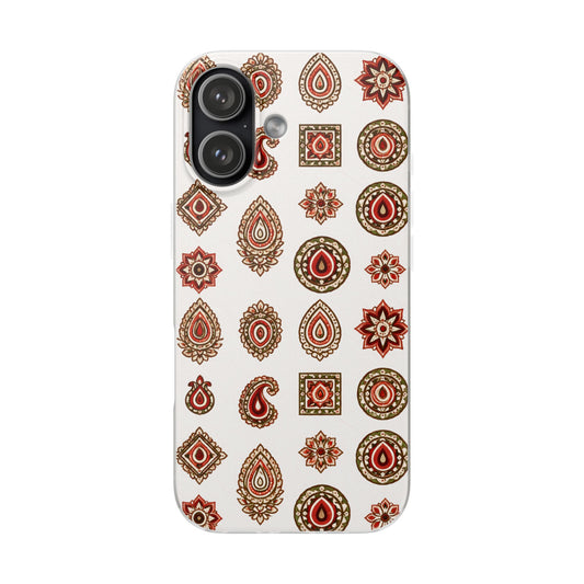 SĀNTI Ajrakh Inspired Heritage Motif Phone Case