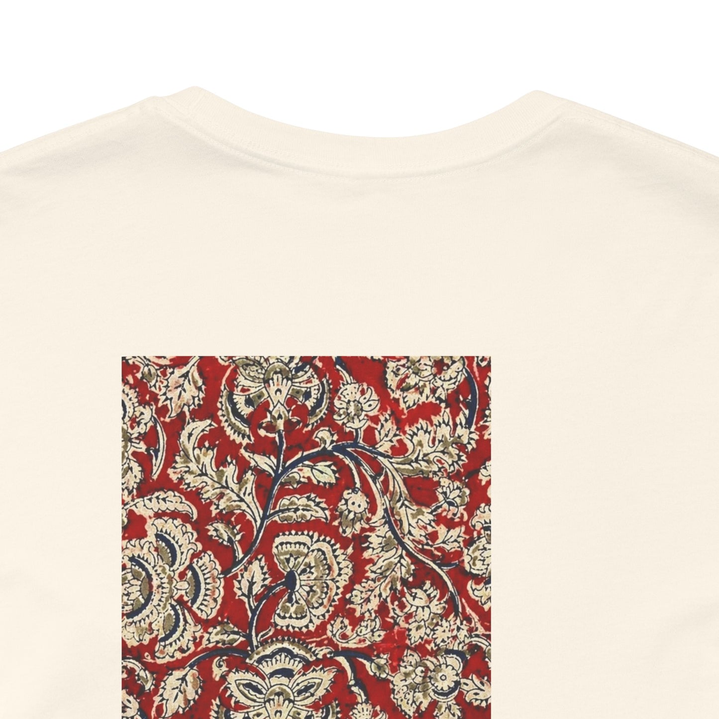 SĀNTI Kalamkari-Inspired Regal Heritage Tee | Indian Artisan Streetwear